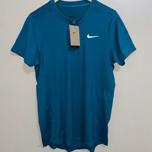 Nike Dri-Fit Court Advantage Slim Fit Tennis Shirt DD8321-367 Men’s NEW